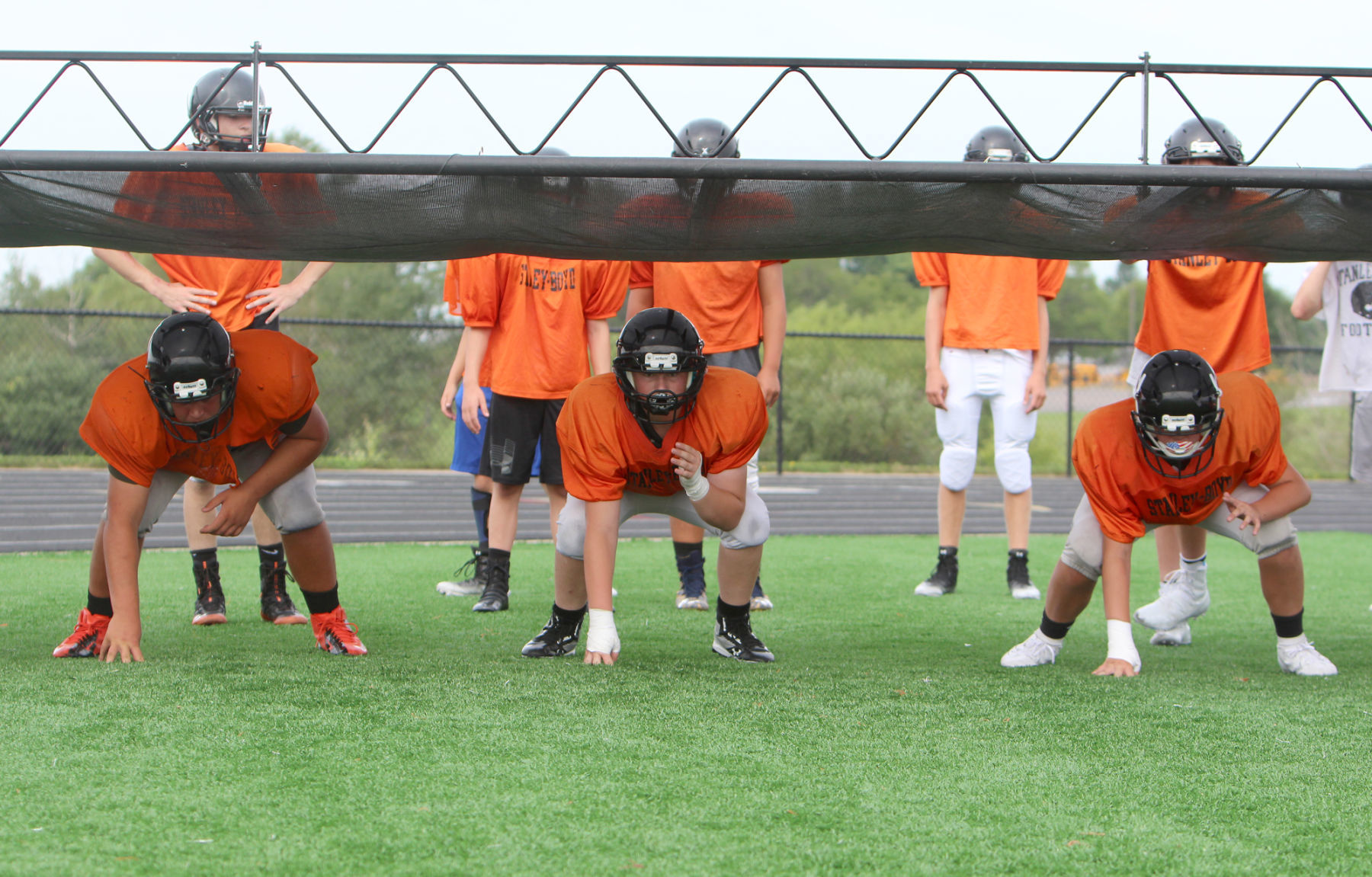Stanley-Boyd football practice 8-12-19